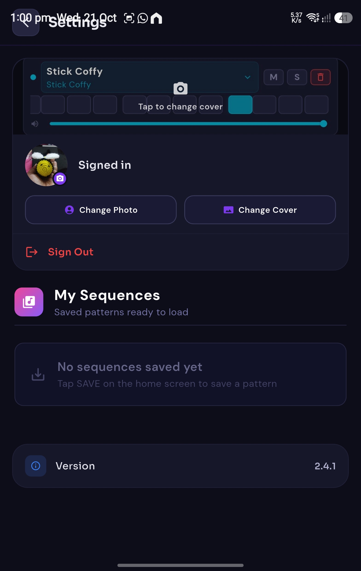 1Worship app screen